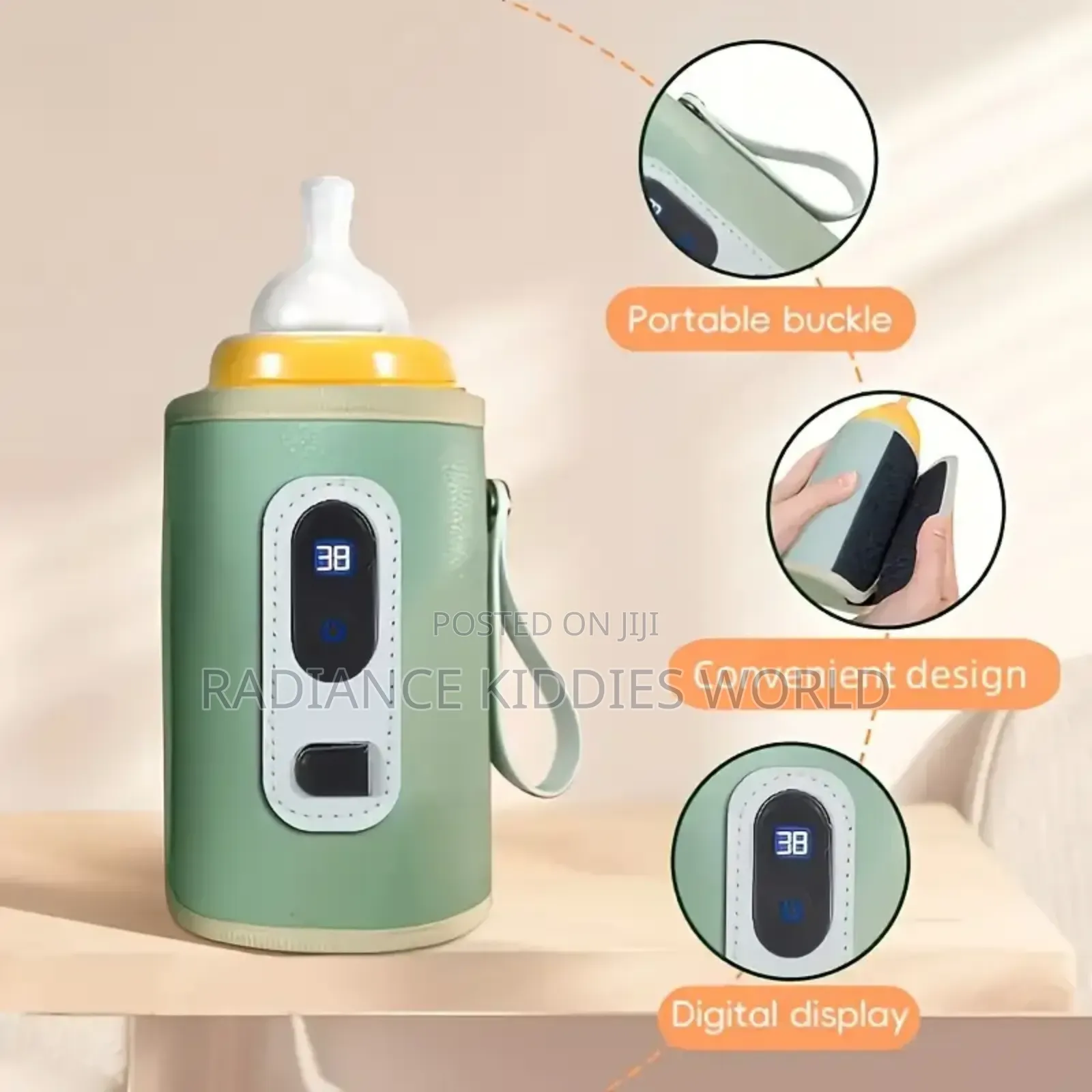 Portable Digital Milk Feeding Bottle Warmer