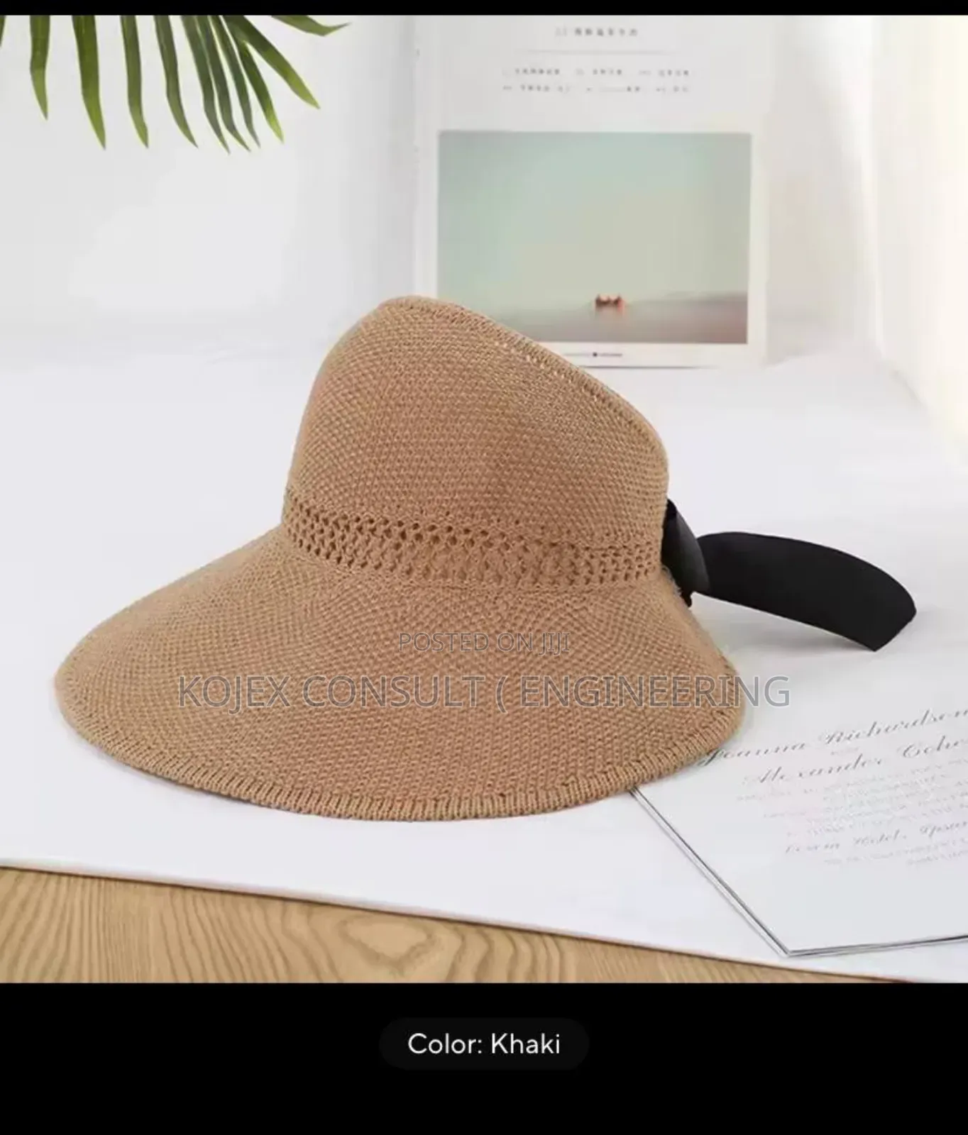 Summer Straw Hat For Women Korean Bow Empty Top Sun Hats