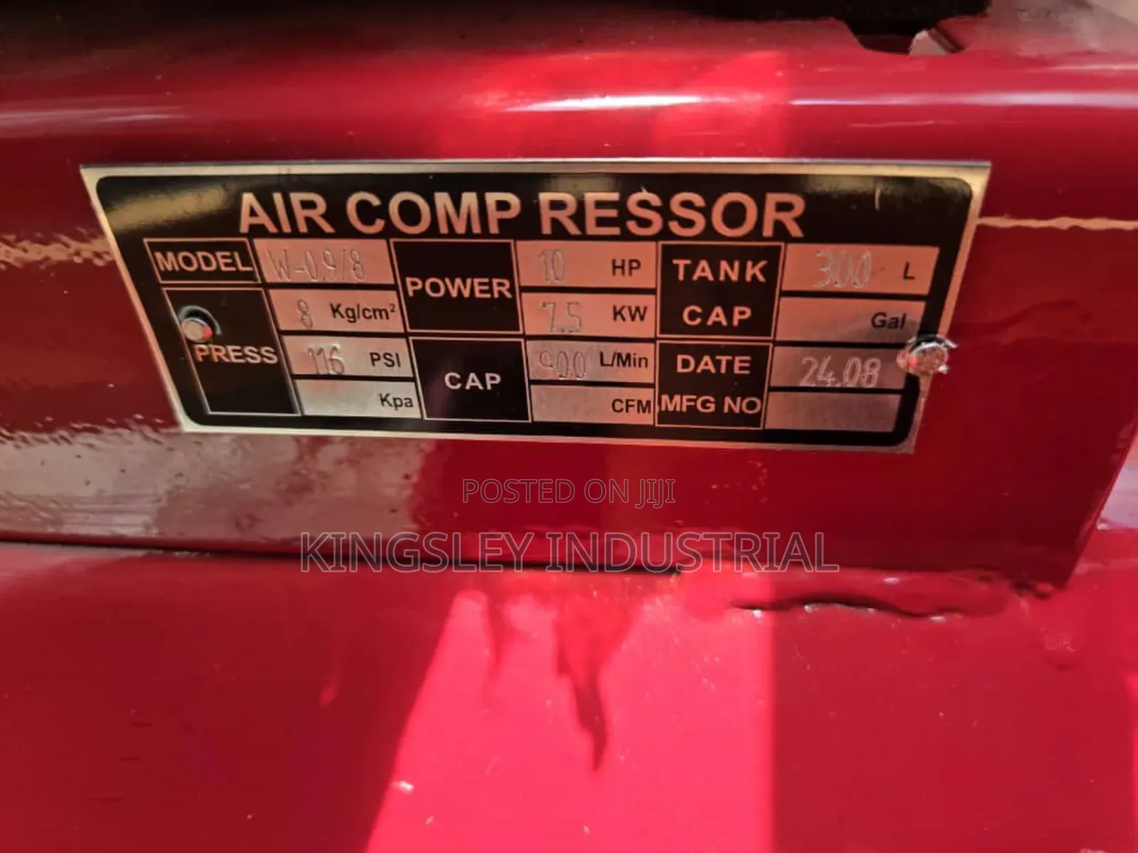 10hp/7.5kw Air Compressor 8-12bar 3phase