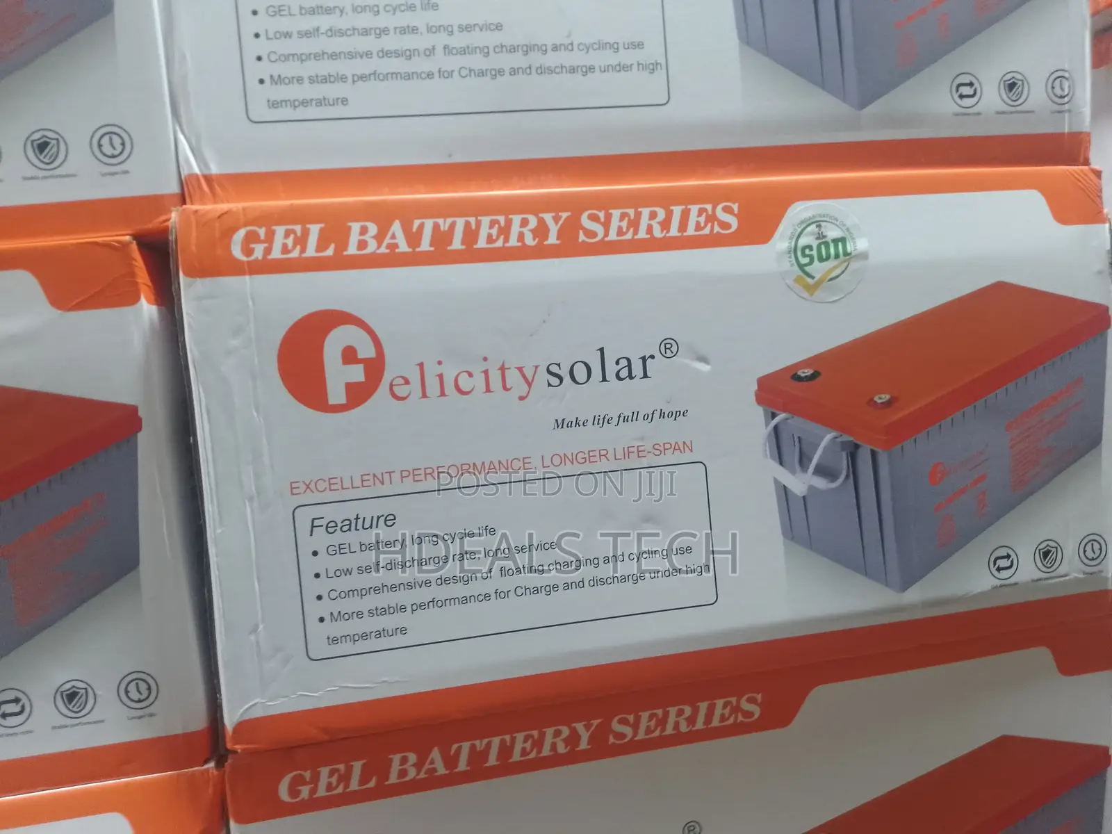“Felicity 200 Ah Maintenance‐Free Gel Battery – Solar Ready”