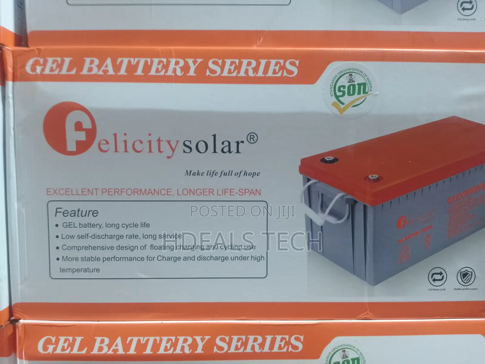 “Robust 200 Ah Gel Battery – Felicity G12v Model”