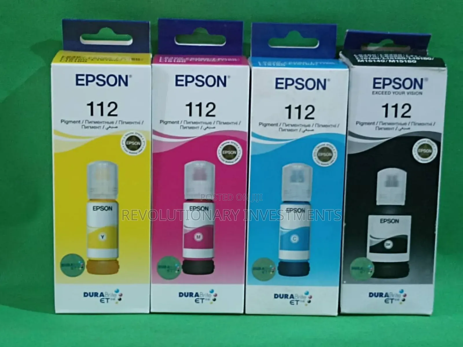 Epson 112 Ink, Bcmy