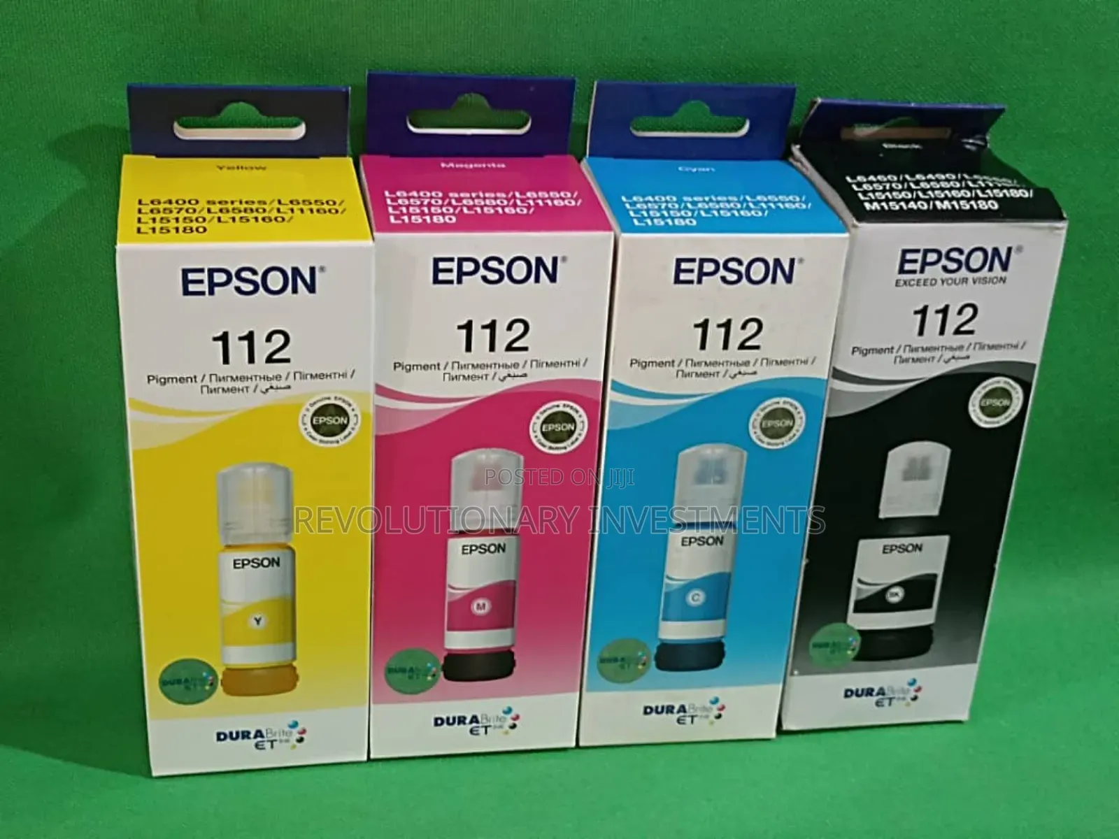 Epson 112 Ink, Bcmy