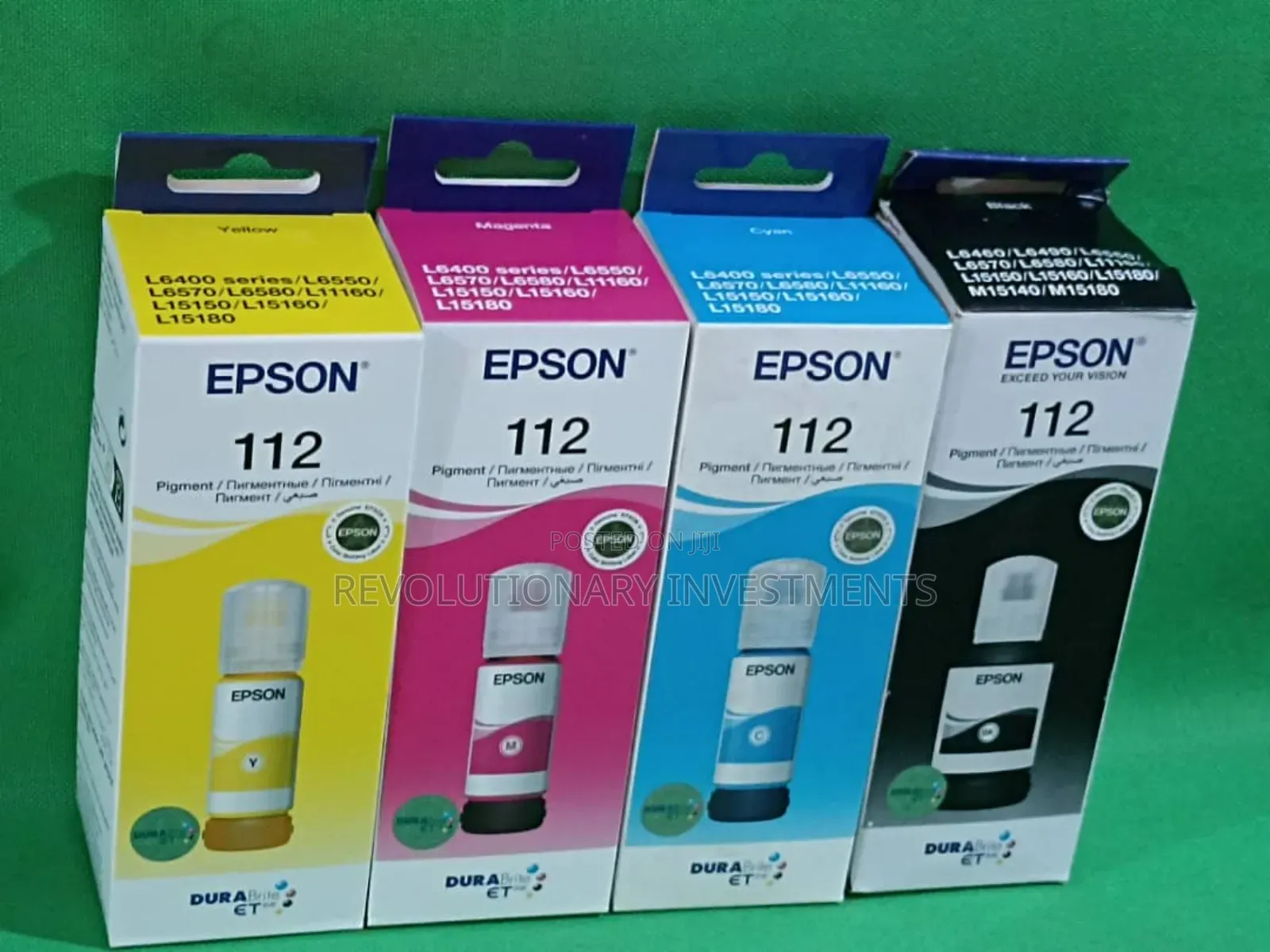 Epson 112 Ink, Bcmy