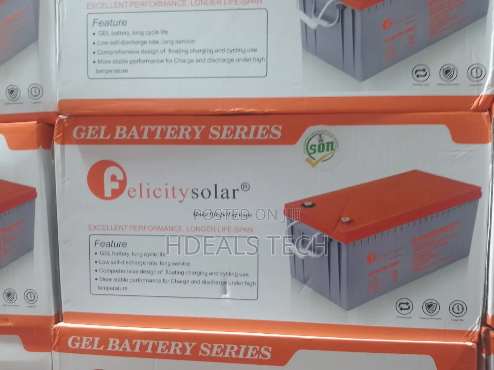 “12 v Felicity 200ah Gel Battery – Battery for Solar Backup”