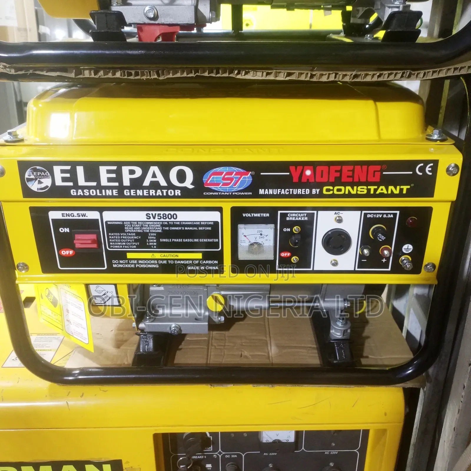 Elepaq Constant Sv5800 Generator Set