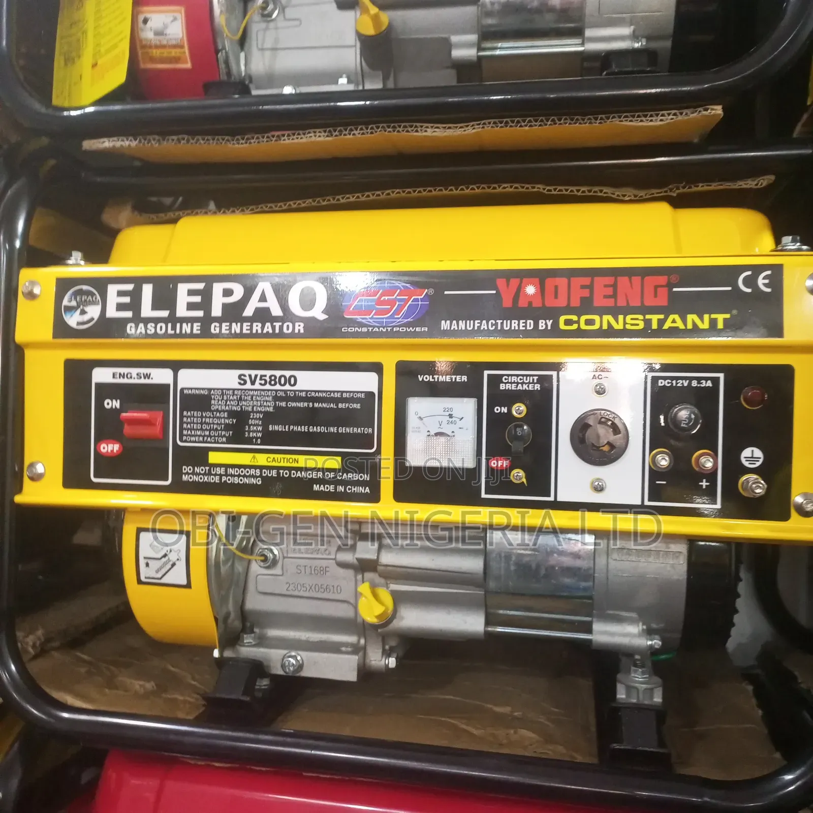 Elepaq Constant Sv5800 Generator Set