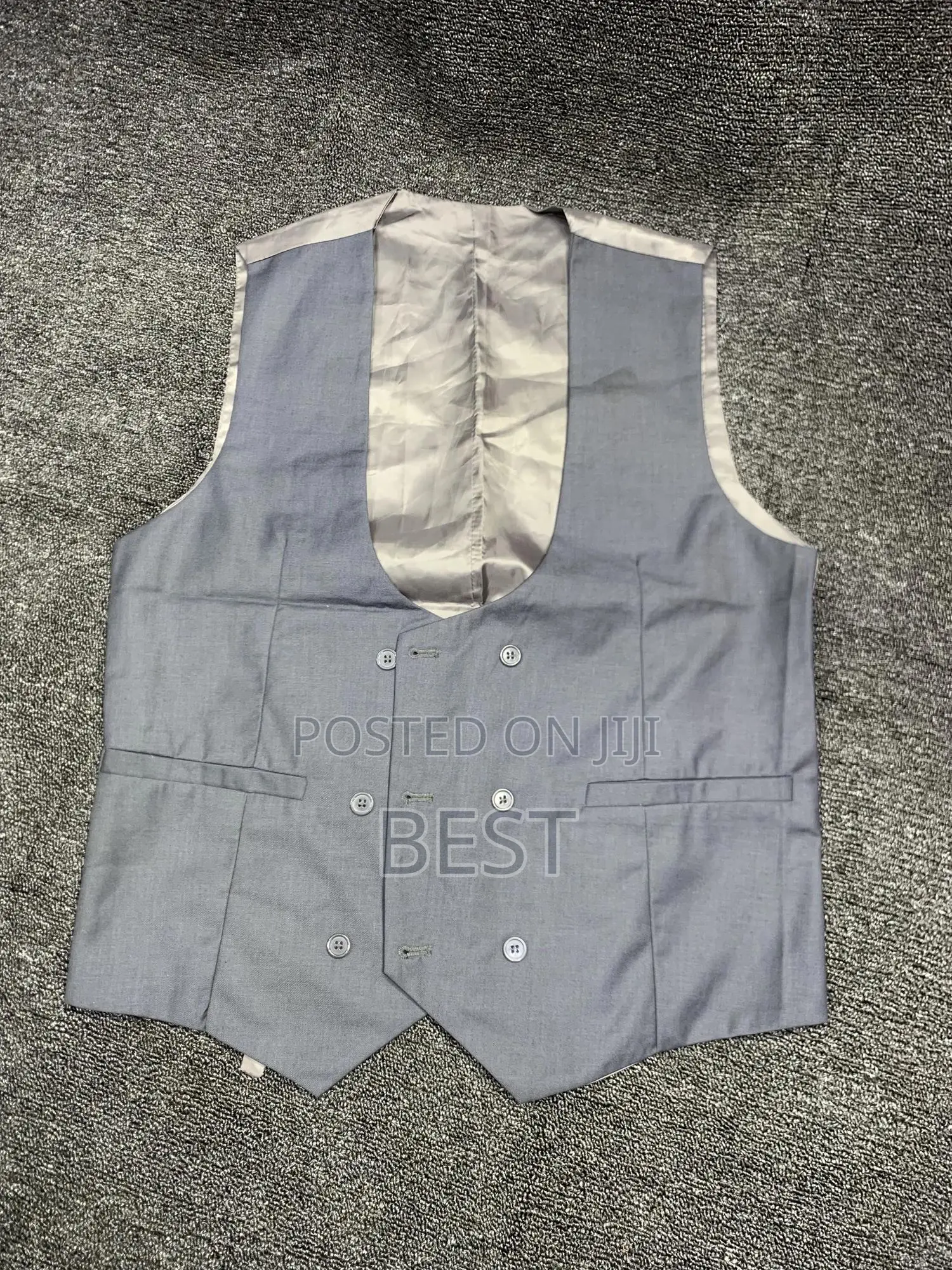 Quality Men’S Inner Suit Waistcoat Jacket