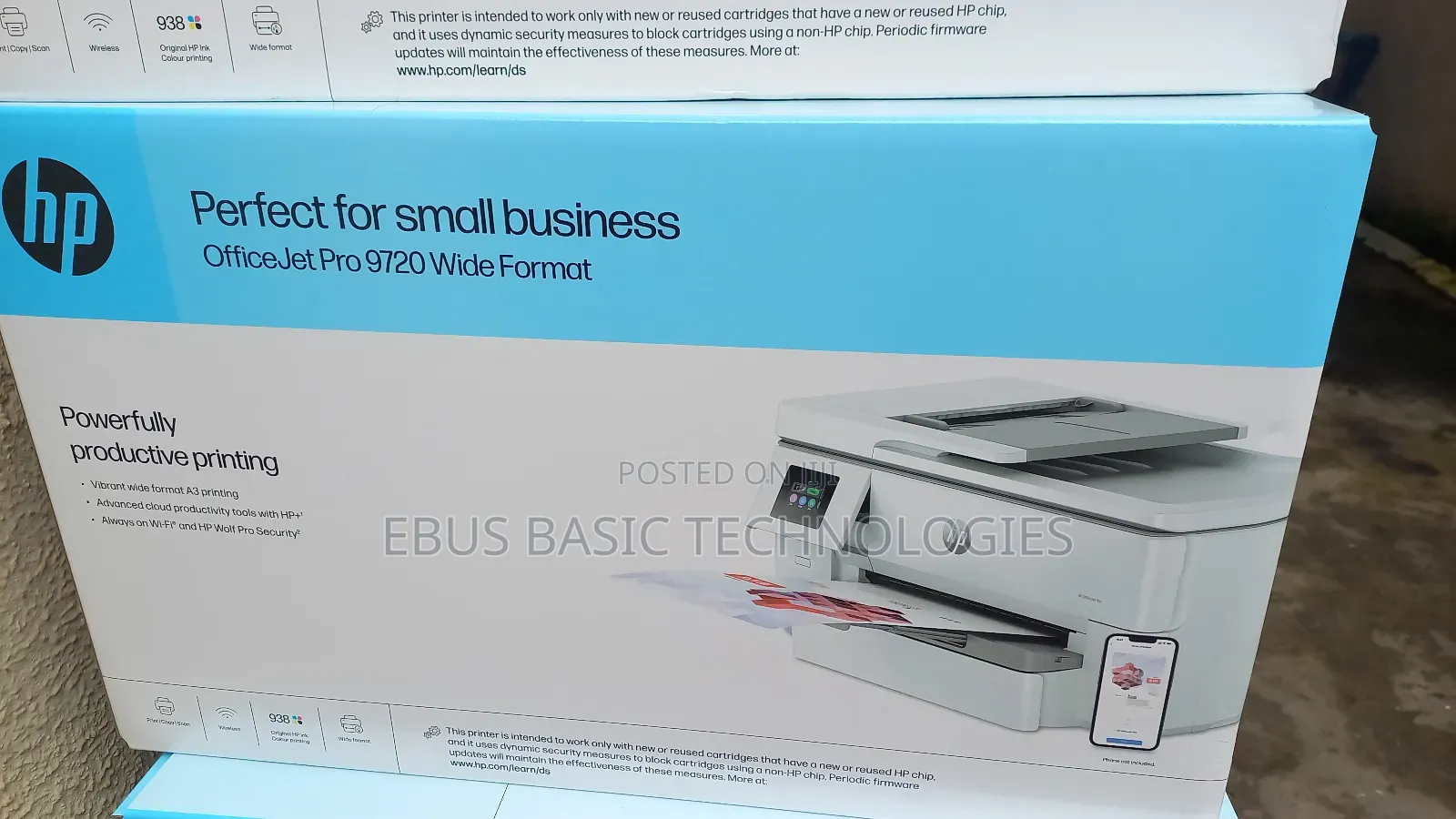 Hp Officejet Pro 9720 All in One Printer