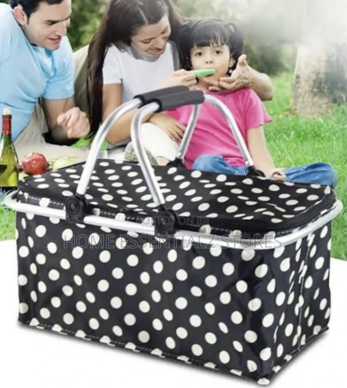 Multicolored Foldable Picnic Bag