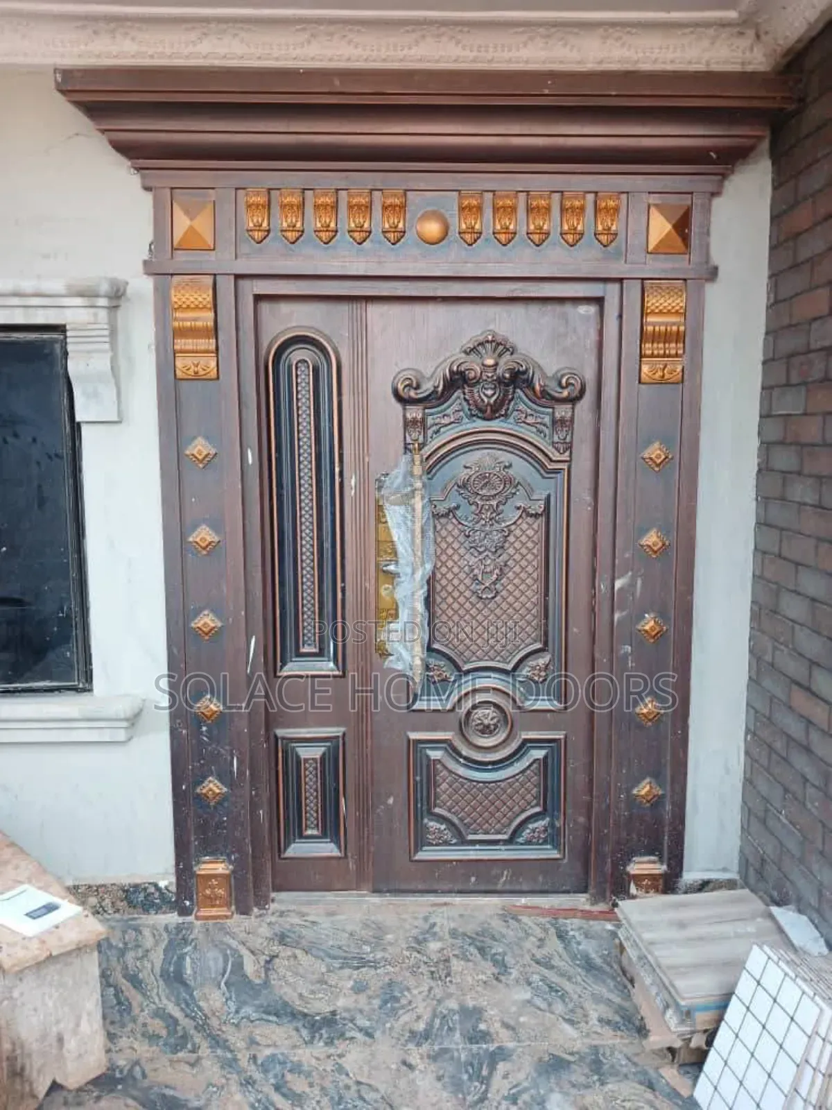 4ft Cast With Arch Pillar Security Door