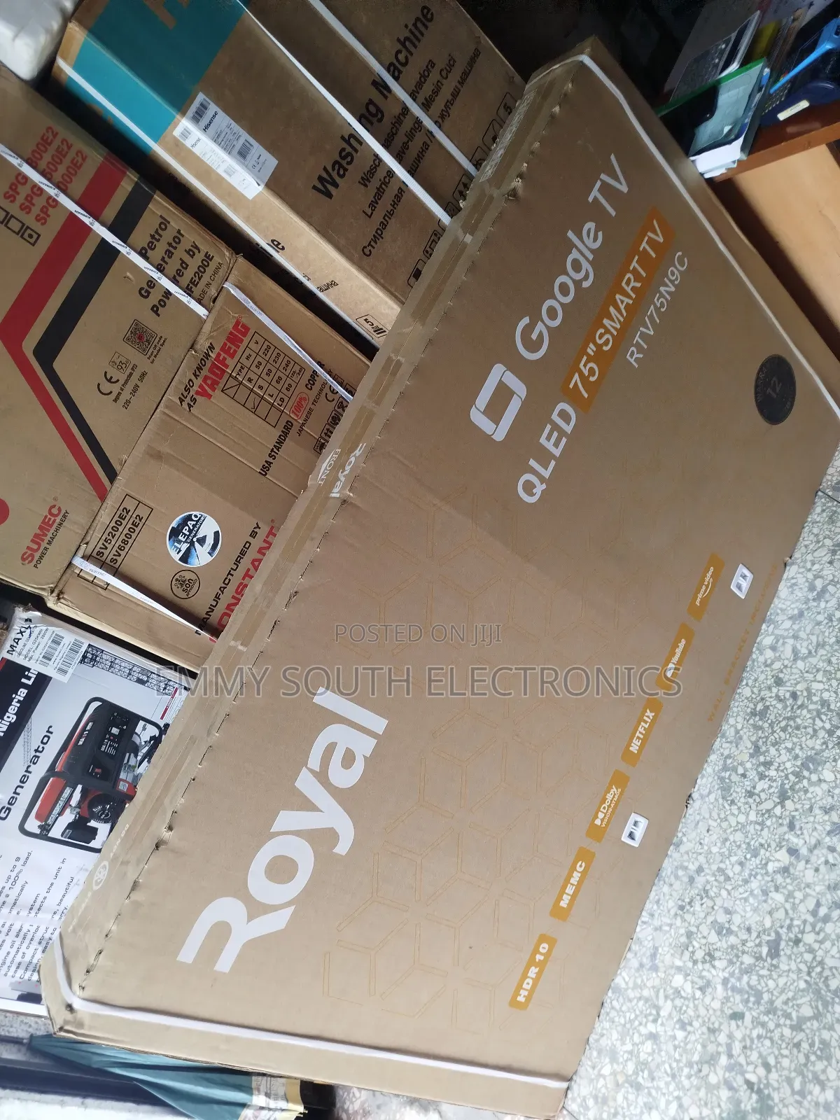 Royal Qled Google Smart Television 75"