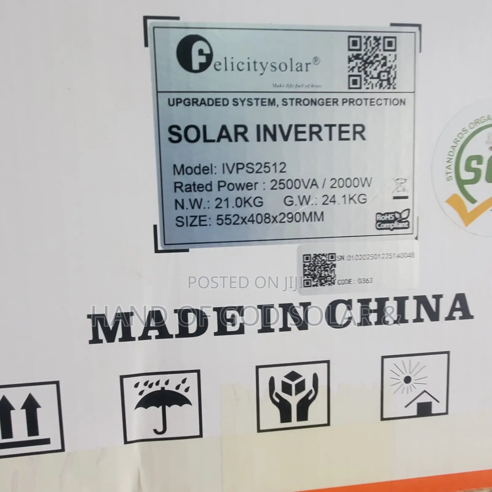 2.5kva Ivps 24v Felicity Inverter