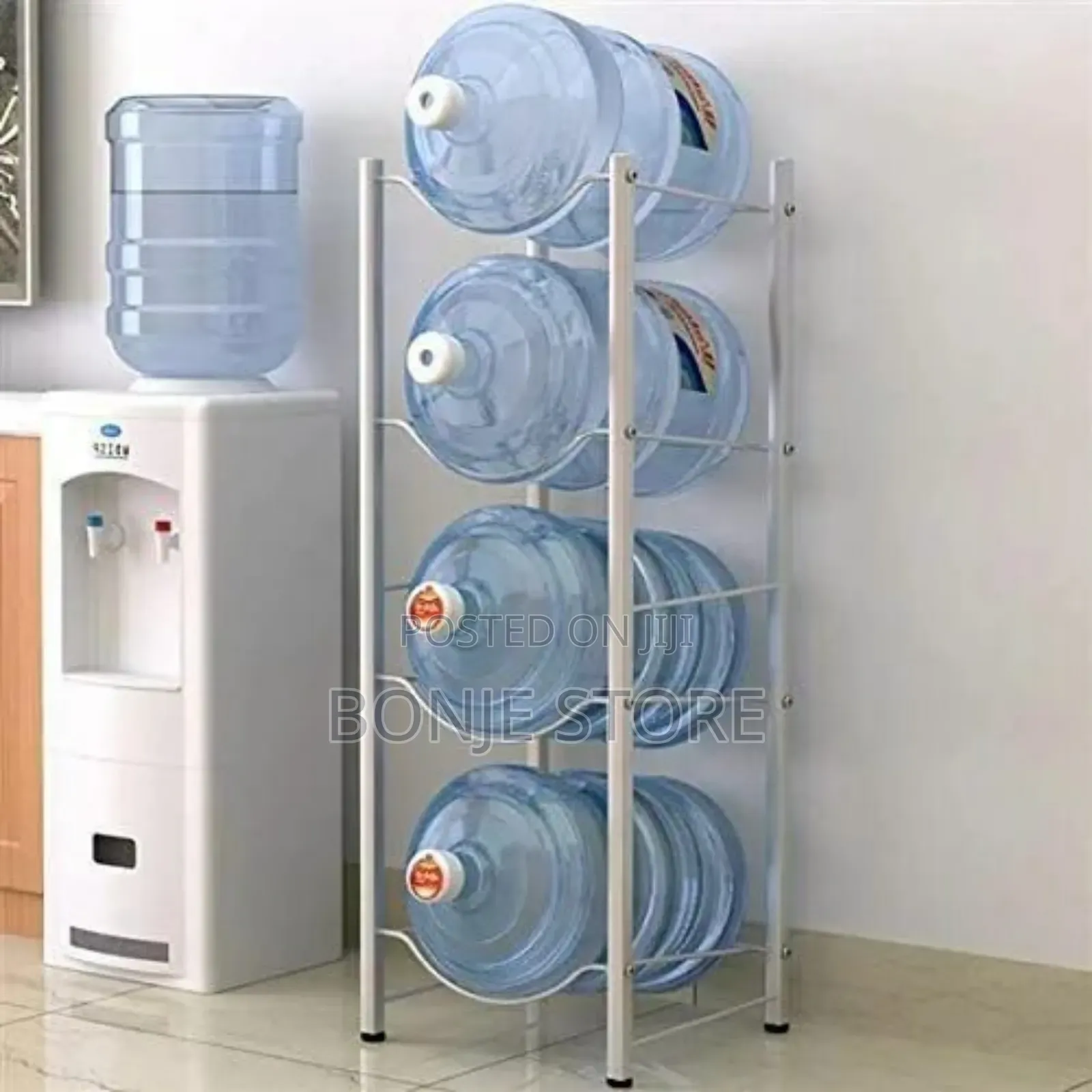 4 Tier Water Dispenser Bottle Rack/Stand