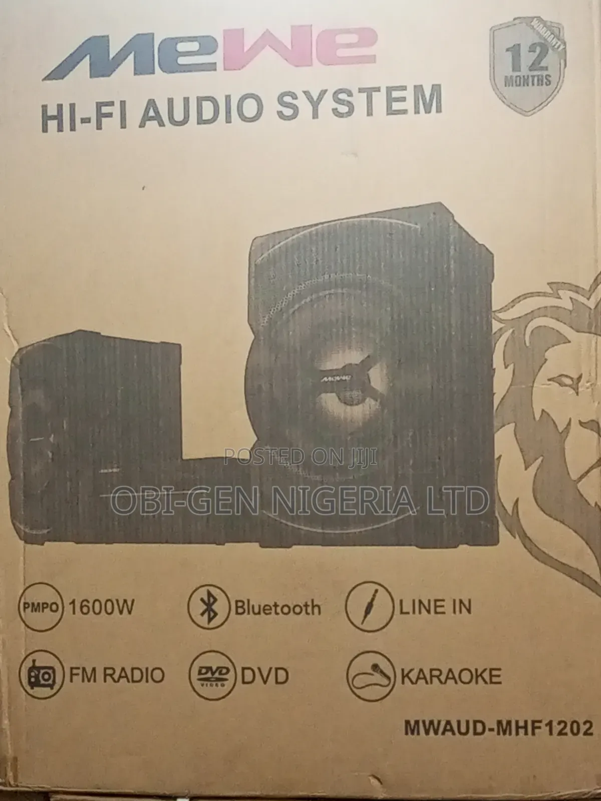 Mewe Home Theater Mwaud-mhf1202 Set