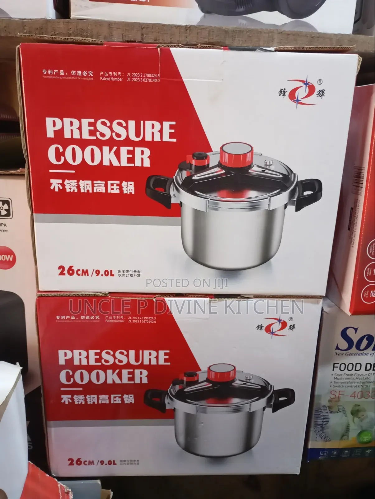 9l/ 26cm Easy Open (Manual)Pressure Pot for Fast Cooking.
