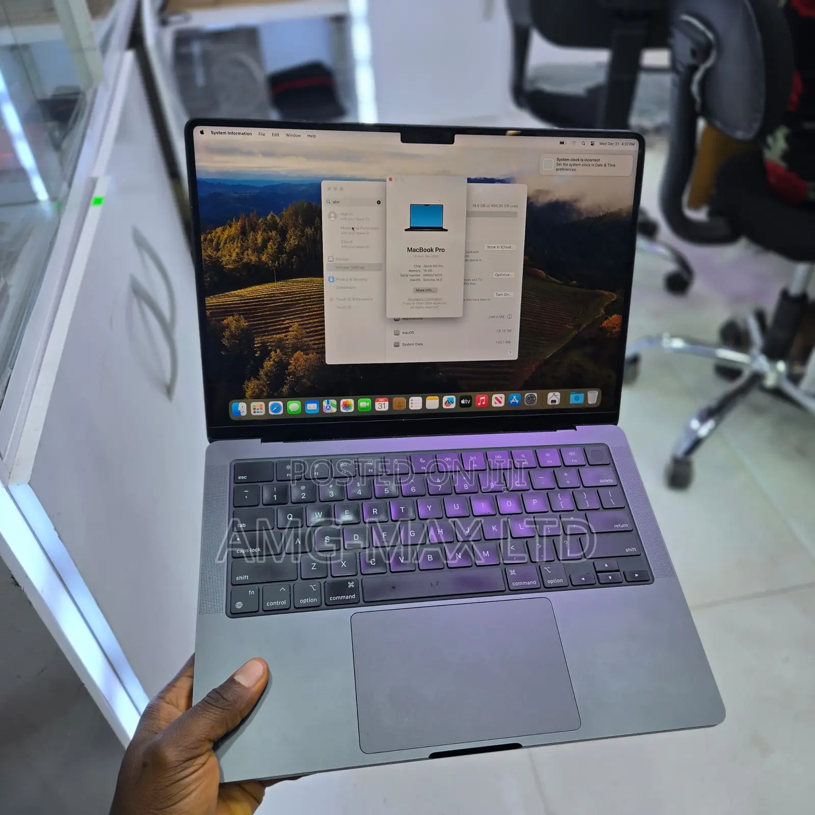 Laptop Apple MacBook Pro 2024 M4 14-Inch 24GB Apple M4 SSD 1T