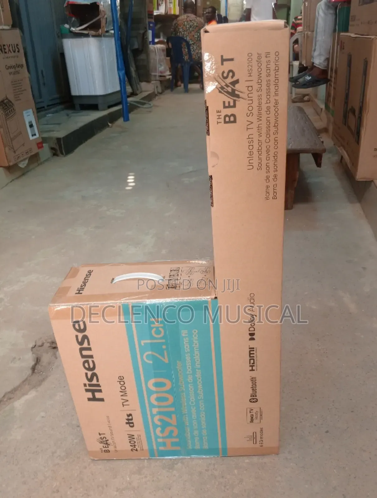 Hisense 240w Hs2100 2.1ch Sound Bar With Wireless Subwoofer