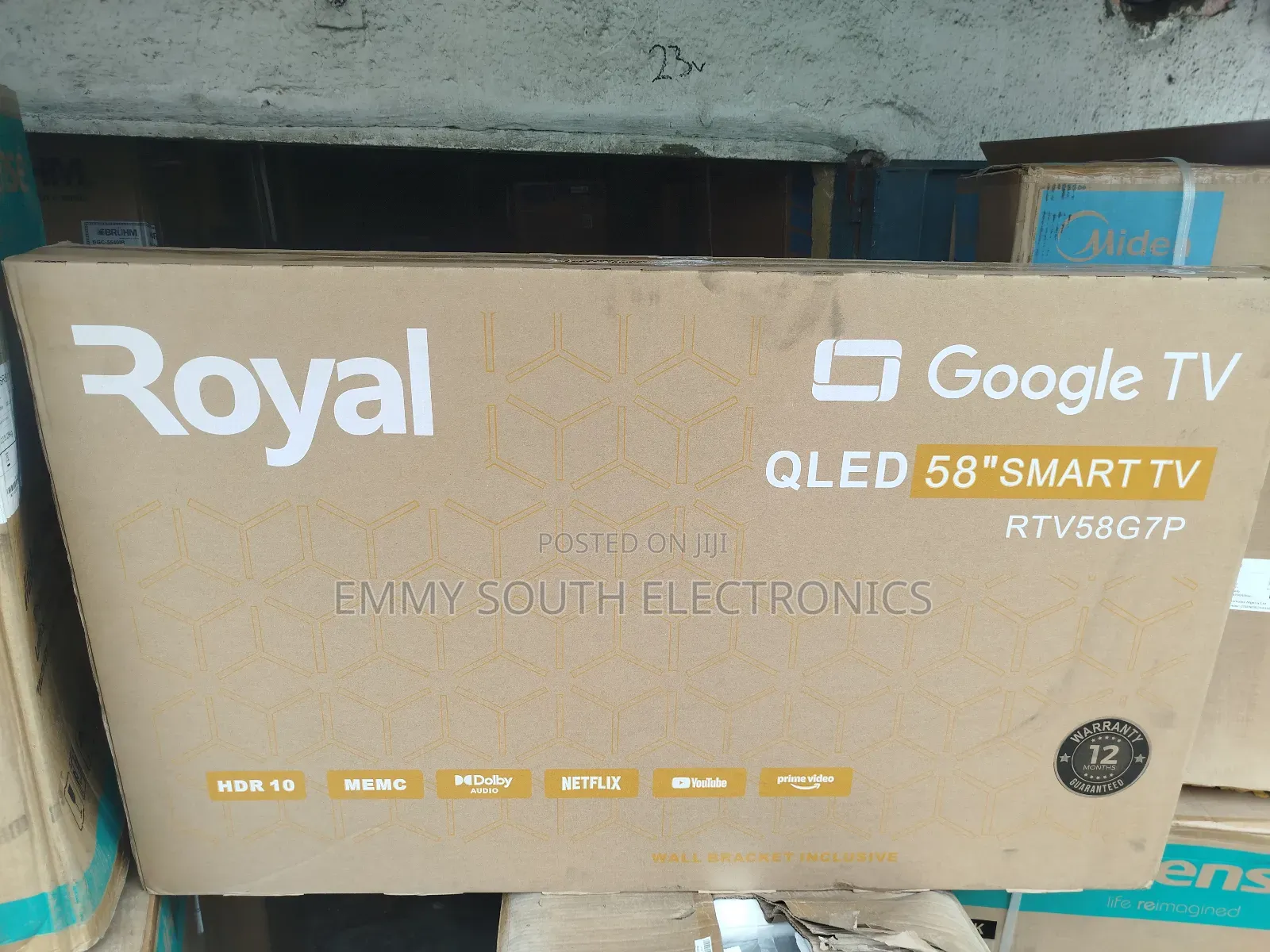 Royal Qled Google Smart Television 58"