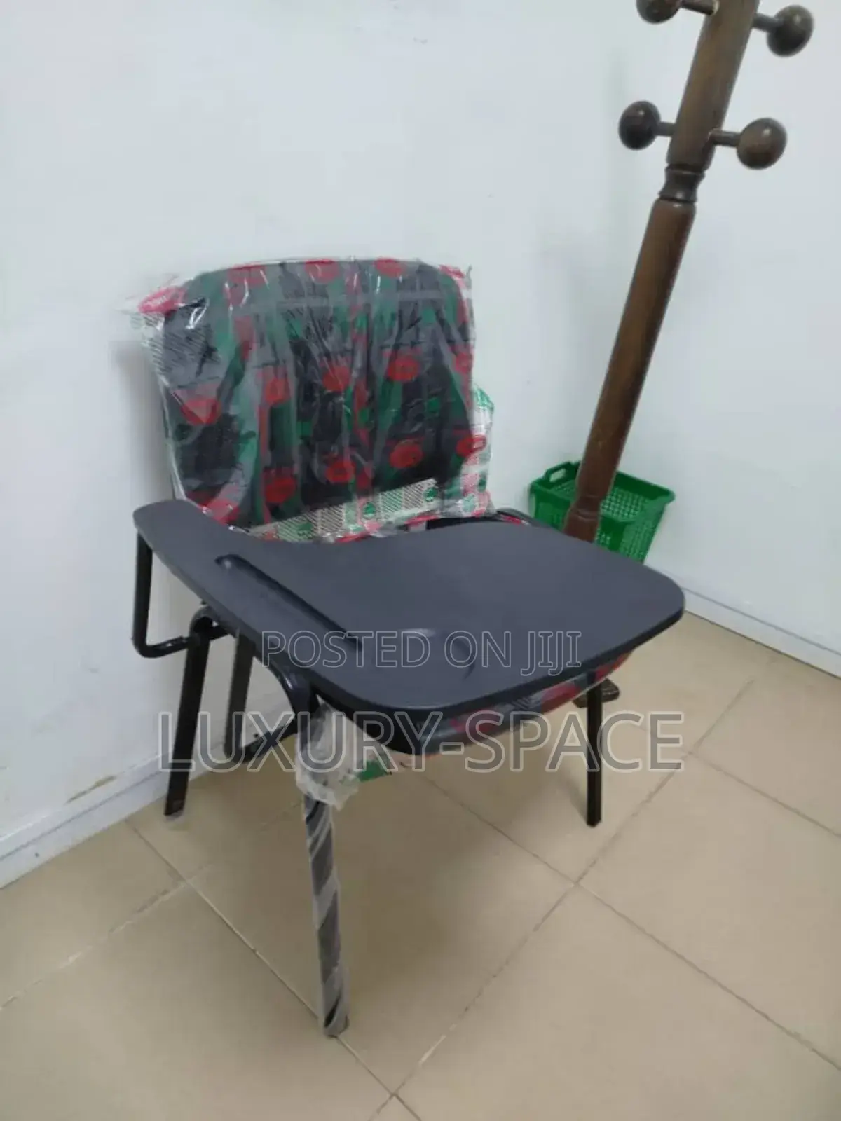 Simple Study Chair With Writing Pad