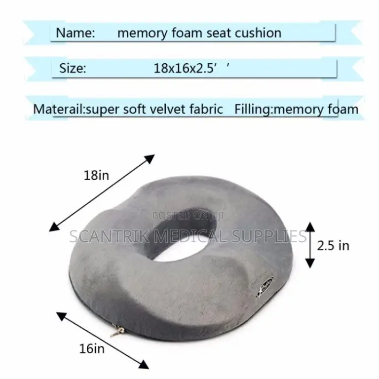 Memory Foam Coccyx Donut Cushion for Nigeria Office Use
