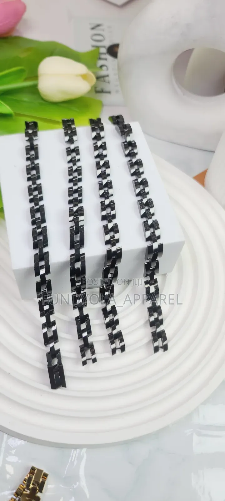 Black Male Hand Chain Bracelet