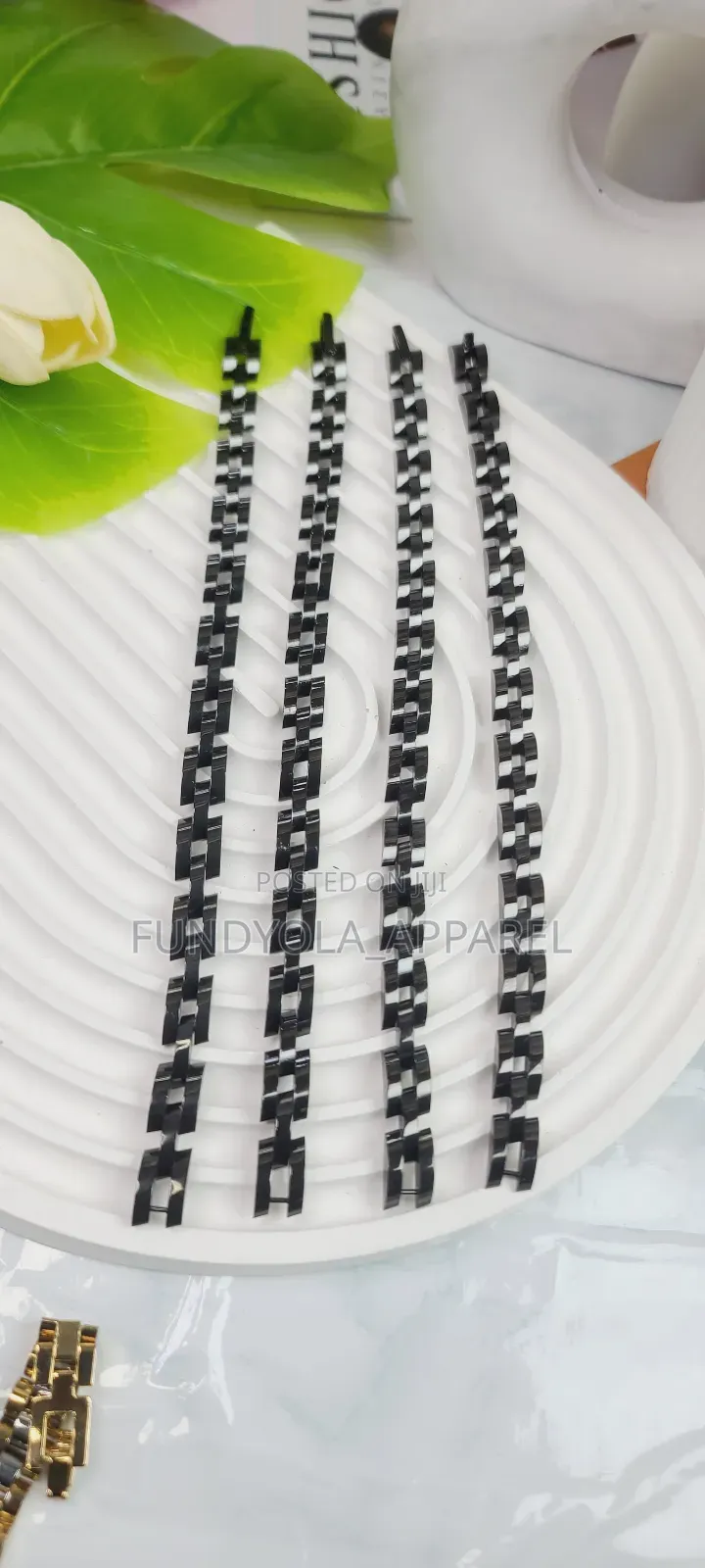 Black Male Hand Chain Bracelet