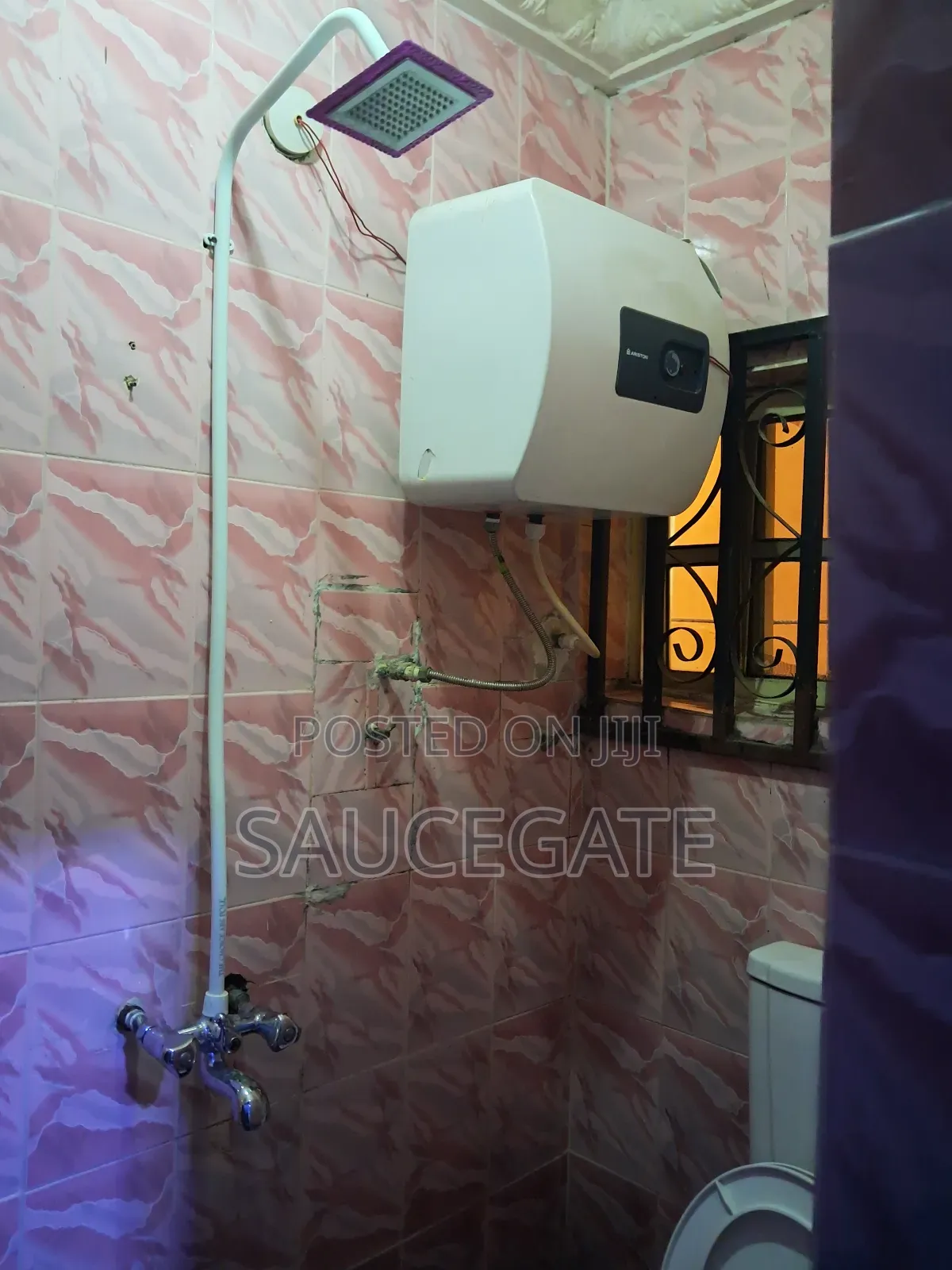 Shortlet Roomself at Satellitetown Water Heater Book Now