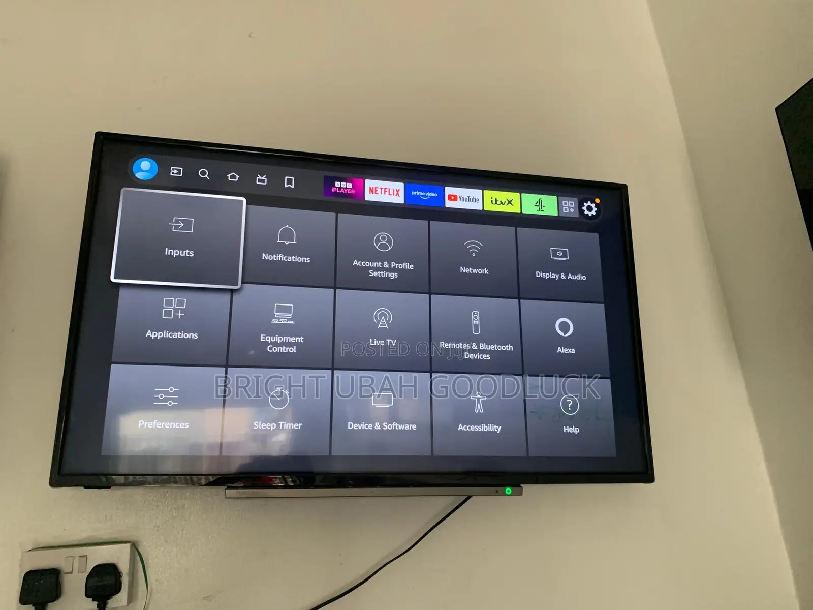 Toshiba 50 Inches Smart Tv Fired Tv Bluetooth Mirror Cast