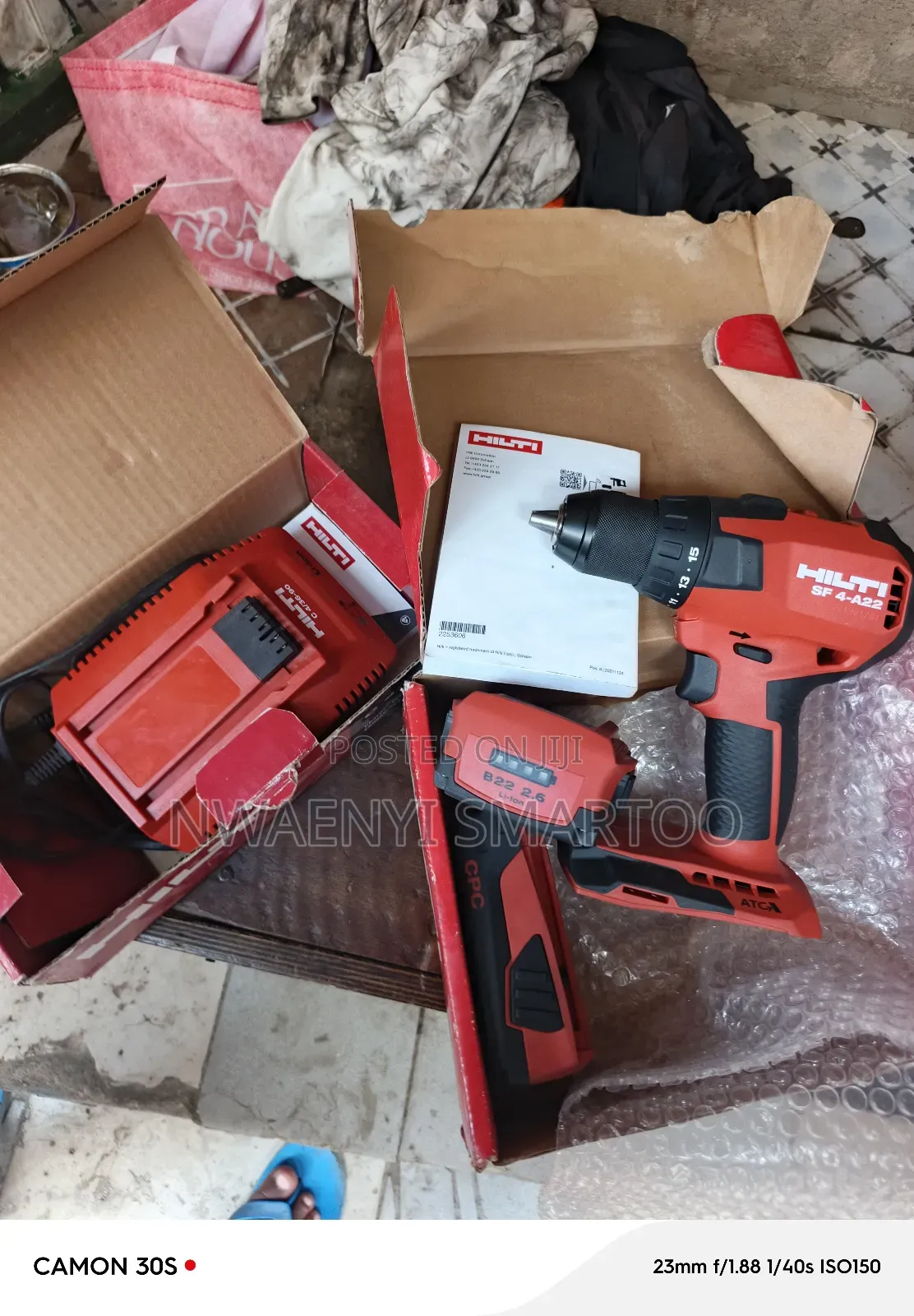 Hilti Battery Drilling Machine