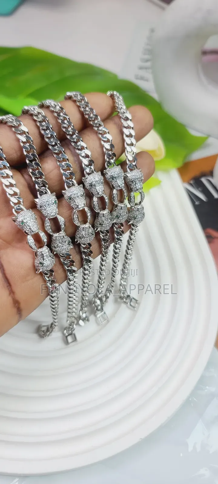 Slim Wrist Cuban Cartier Hand Chain