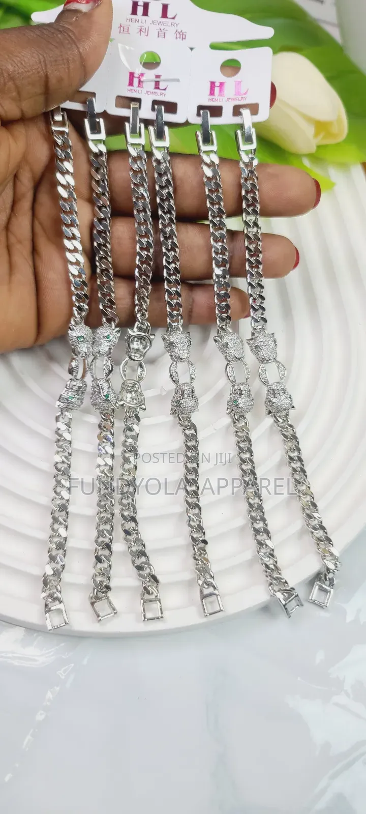 Slim Wrist Cuban Cartier Hand Chain