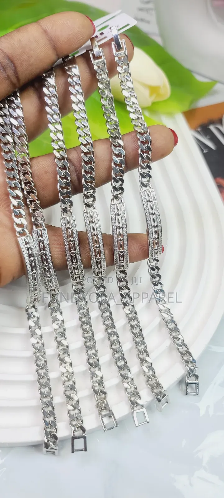 Slim Wrist Silver Hand Chain