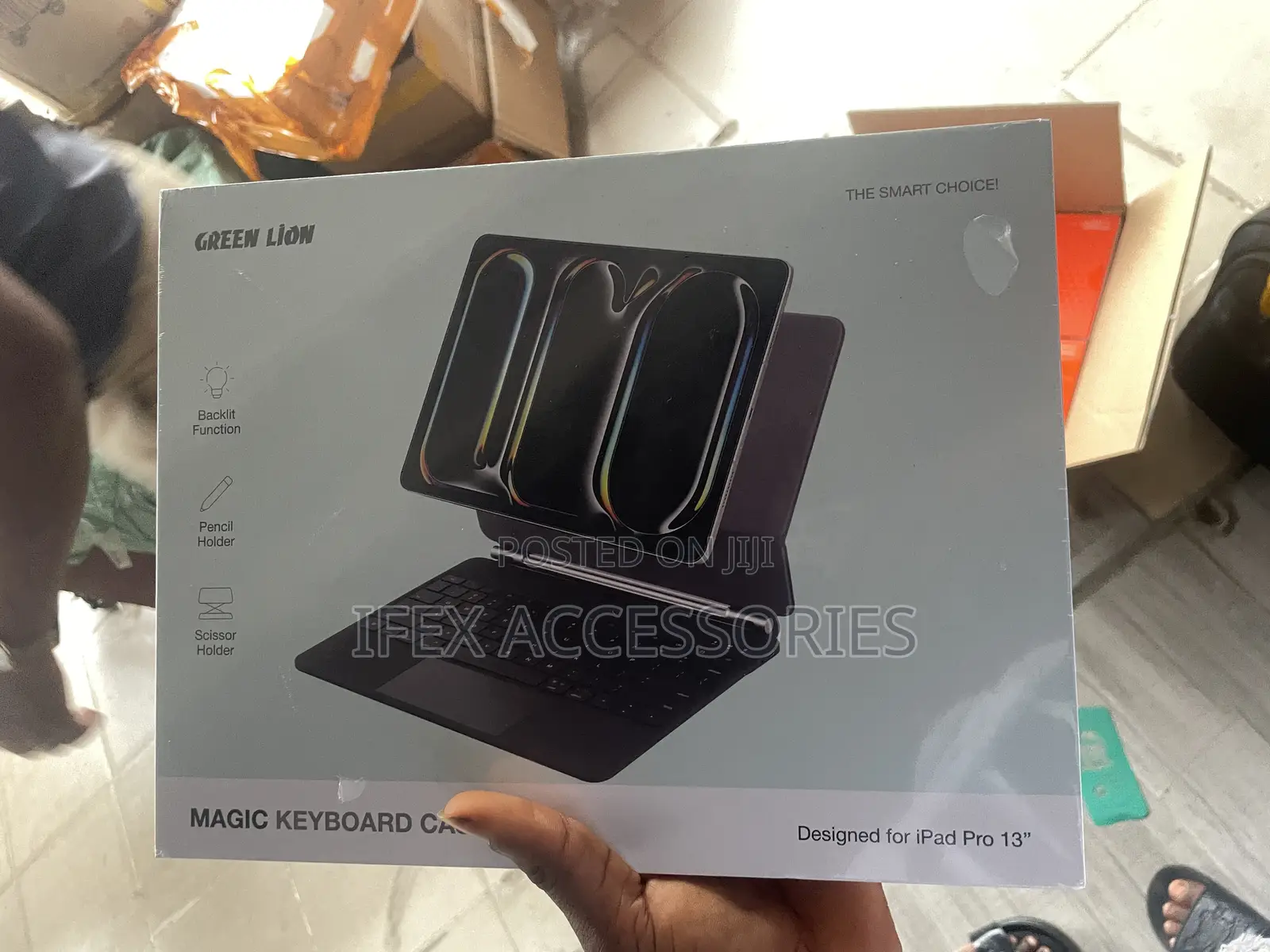 iPad Pro 13 Inch 2024 Smart Sensor Flip Cover Case