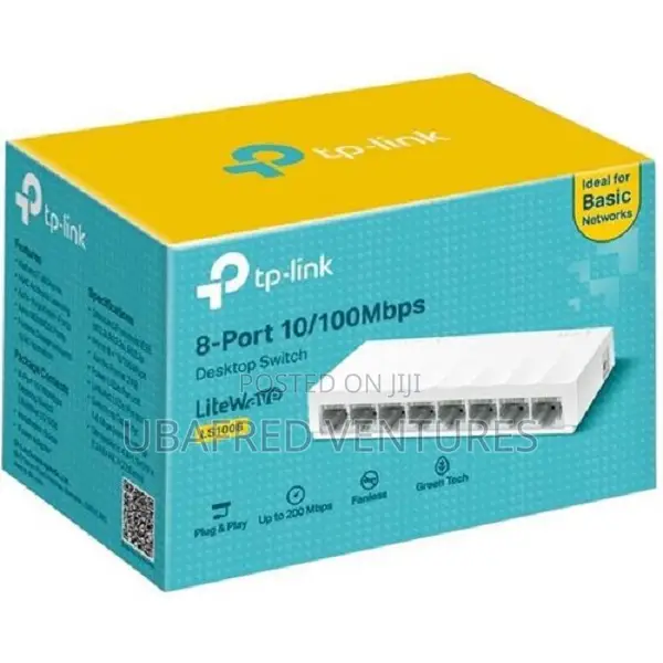 Tp-Link 8 Port 10/100mbps Desktop Switch Tl-Sf1008