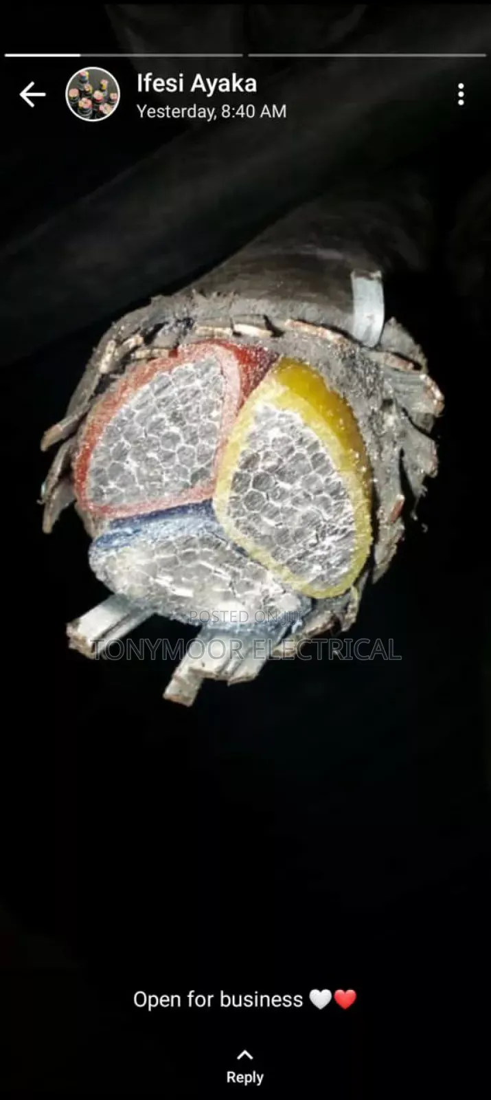 300mmx3core Aluminum Armored Cable