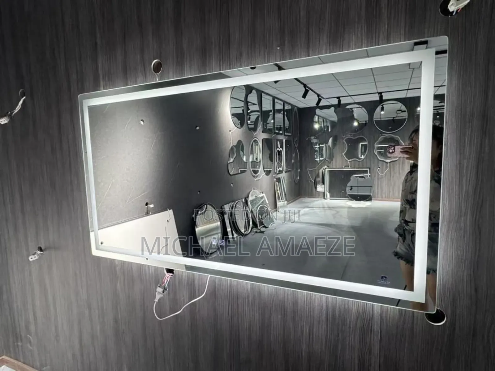 150 by 80 Frameless Mirror Led