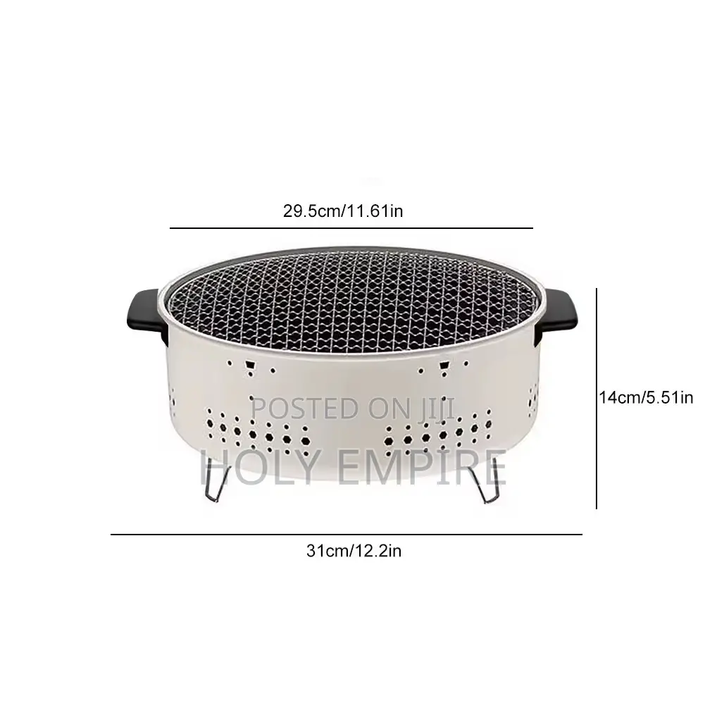 Round Barbecue Stove Portable Charcoal Fire Stove