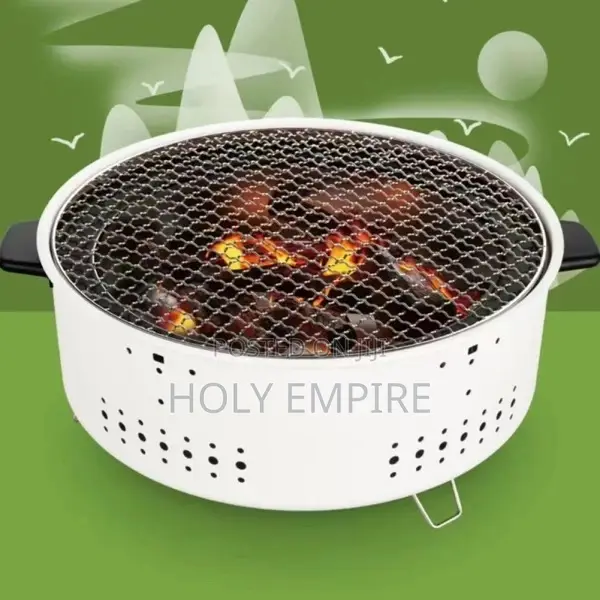 Round Barbecue Stove Portable Charcoal Fire Stove