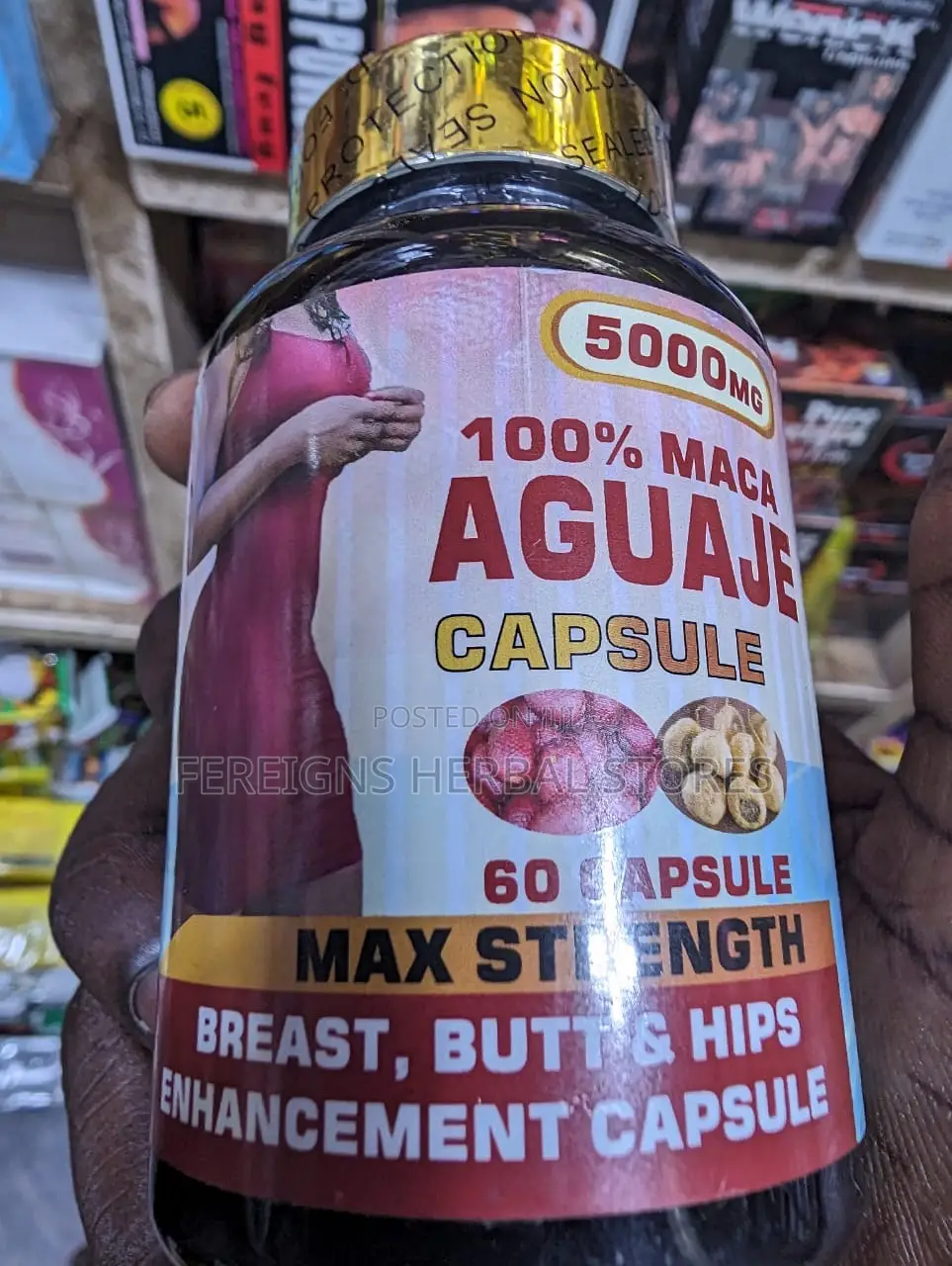 100% Maca Aguaje Powder Max Strength (500mg) Effective