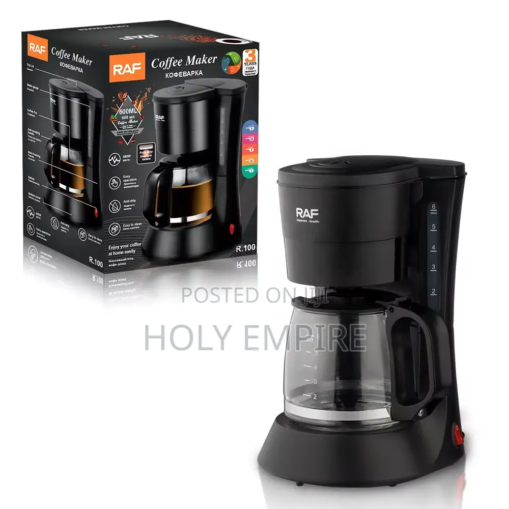 600ml Electric Coffee Maker Machine, 600w Household Semi