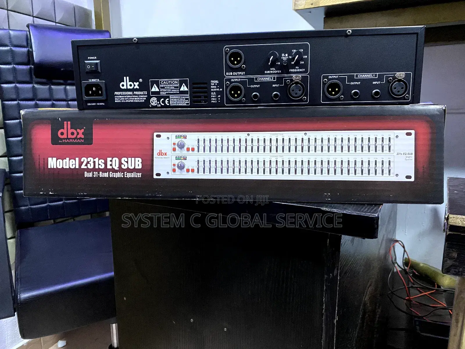 DBX 2-Series Graphic Equaliser 231sub