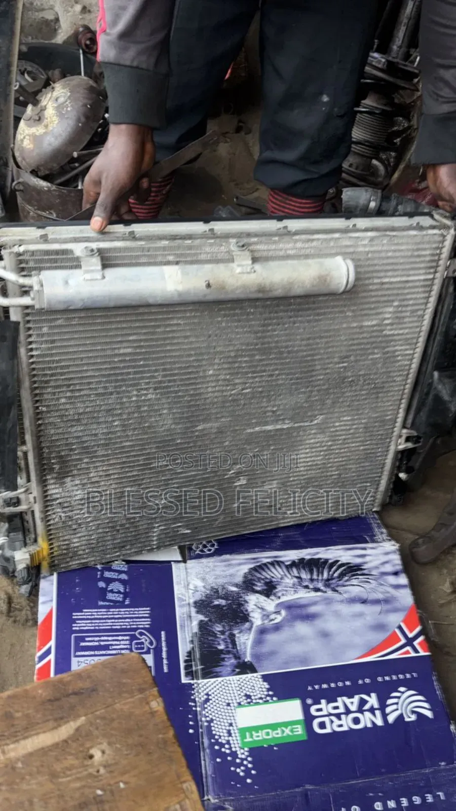 Complete Radiator Fan and Condenser for Mercedes Benz Ml 164