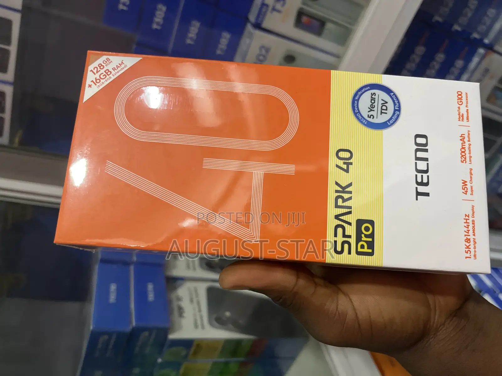New Tecno Spark 40 Pro+ 128 GB Black