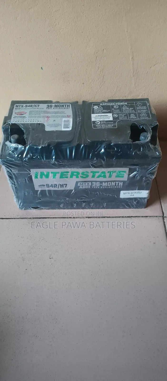 Interstate Agm Battery 80ah