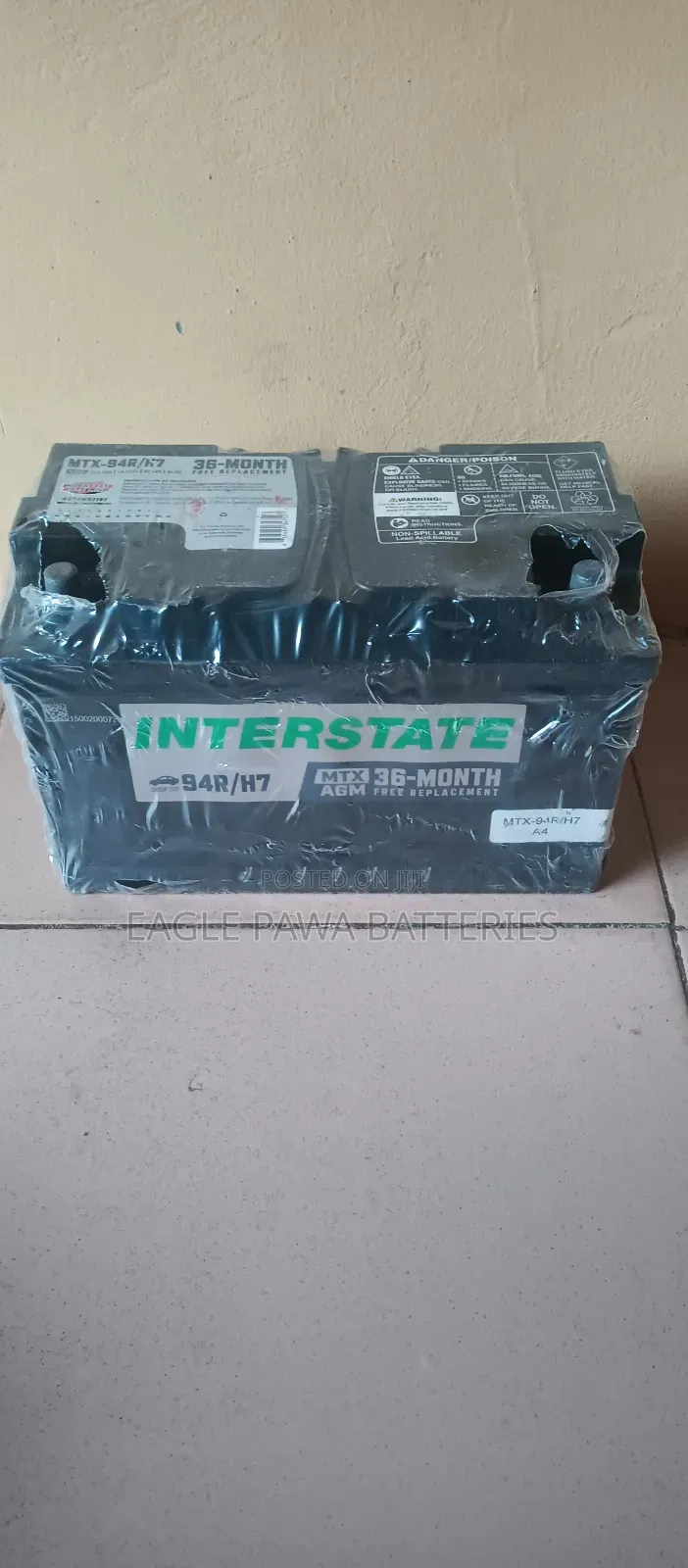 Interstate Agm Battery 80ah