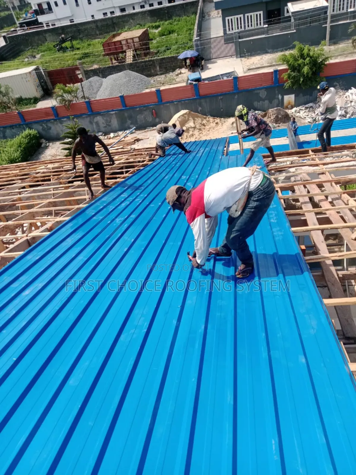Installation Of Oven Baked Aluminium Roofing Sheets L