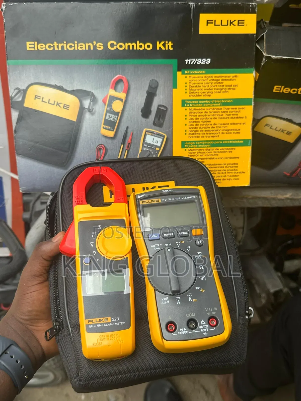 Electrical Combo 2in 1 Digital Muitimeter and Clamp Meter