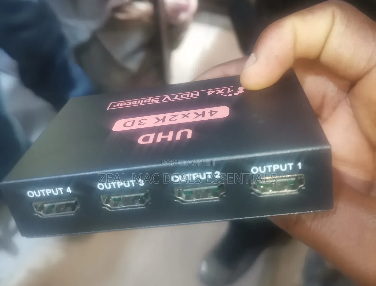 Hdmi Splitter 1x4 4 Port Full Hd Hub(4 Output)X2