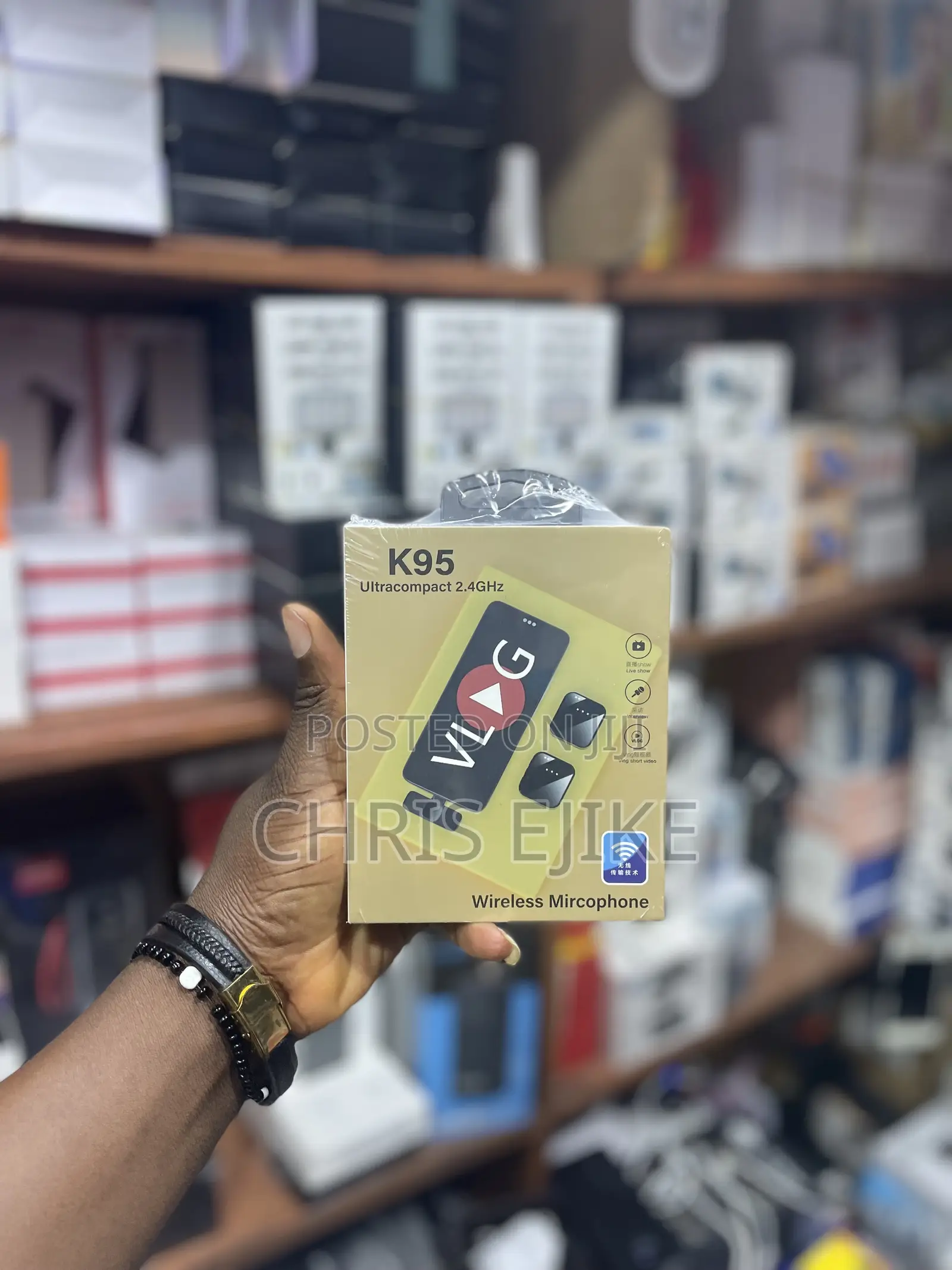 Microphone Vlog Wireless Phone M